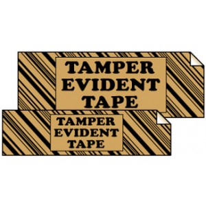 "Tamper Evidant Tape" * 3" x 1000yds